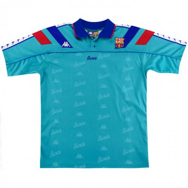 Camiseta Barcelona Replica Segunda Ropa Retro 1992 1995 Azul